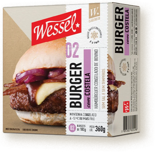 Hamburguer Costela Bov Wessel 12x360g